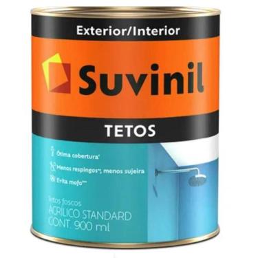 Imagem de Tinta Anti Mofo Para Tetos Suvinil Branco 900ml