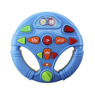 Imagem de Brinquedo Volante Musical Interativo Infantil C/Luz e Som - BBR Toys (Azul)