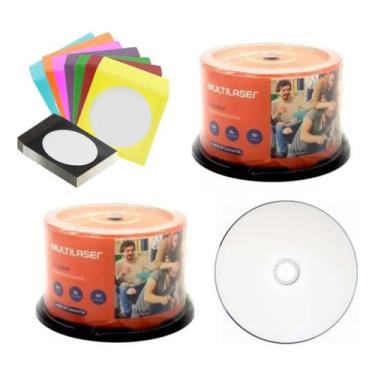Imagem de 1 dvd+r 8.5gb branco - MULTILASER