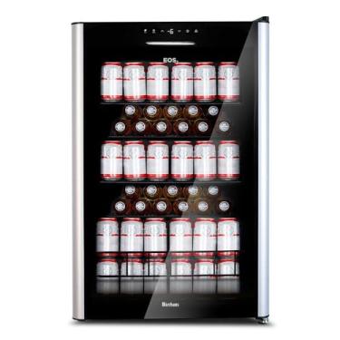 Imagem de Cervejeira EOS Bierhaus 115 Litros Frost Free com Compressor Porta de Vidro e Acabamento em Inox ECE131 220V
