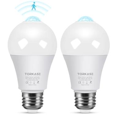 Imagem de Lâmpadas com sensor de movimento, 13 W (equivalente a 100 Watt), lâmpada LED de segurança do crepúsculo ao amanhecer ativada por movimento, luz do dia 5000K, eficiência energética, para iluminação