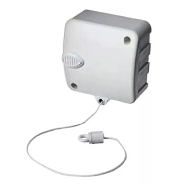 Imagem de Varal Retrátil Automático Modular de Parede 6m Cada Corda suporte 6kg cada(1 branco)