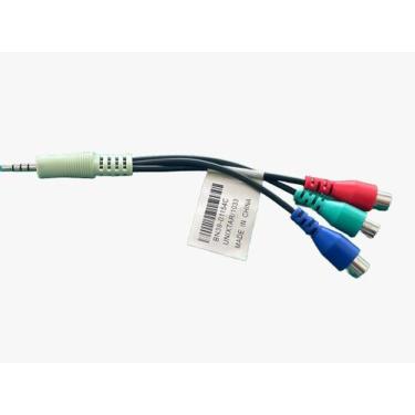Imagem de 3x Cabo Adaptador Bn39-01154c 1 P2 St 4c X 3 Jack Rca 15cm