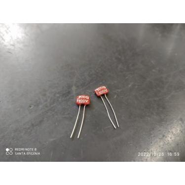 Imagem de 1x Capacitor Mica Prata 100pf/100v 2% Cm0 Icl