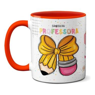 Imagem de Caneca Da Professora Você Muda Vidas Todos Os Dias Educação (Vermelha)