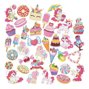 Imagem de Kit Adesivos De Pintura Com Diamantes Para Crianças Infantil Adequado Para Meninos E Meninas (36)