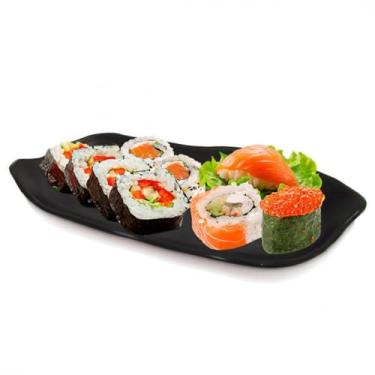 Imagem de 2 Travessas em Melamina Para Restaurante Japones 29cm