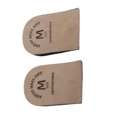 Imagem de Domary Aumento da Palmilhas 3 Camada EVA Saltos Marrom Lift Inserts Ajustável para Homens Mulheres Botas Calçados Esportivos (M)