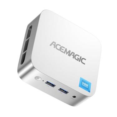 Imagem de ACEMAGIC Mini PC Vista Mini V1, 12ª geração Alder Lake-N N97 (Beat N100/N200, até 3,6GHz), 16GB DDR4 1TB SSD Mini Office Desktop PC, Suporte 4K @60Hz Display/5G WiFi/Bluetooth/USB3.2