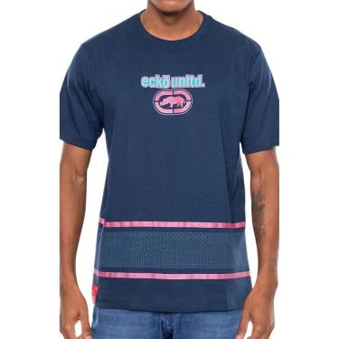 Imagem de Camiseta Ecko Oversized Azul Marinho Estampada autêntico