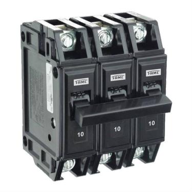 Imagem de Disjuntor NEMA Tripolar FN 3P de 10 Ampères - 5172 - FAME
