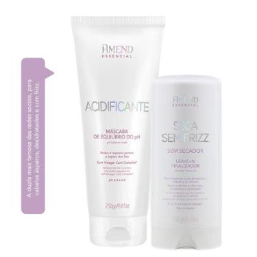 Imagem de Kit Amend Essencial Seca Sem Frizz e Máscara Acidificante
