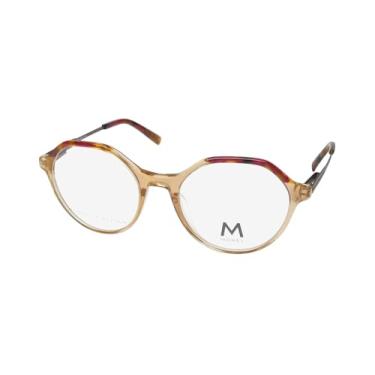 Imagem de MOREL Nomad 40190n Armação de óculos/óculos feitos à mão acetato materiais premium, Cristal marrom claro, 49-18-140