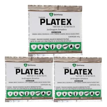 Imagem de Platex Anti Cochonilha PuLGões Tripes E Outras Pragas 40g 3u - Quimiwa