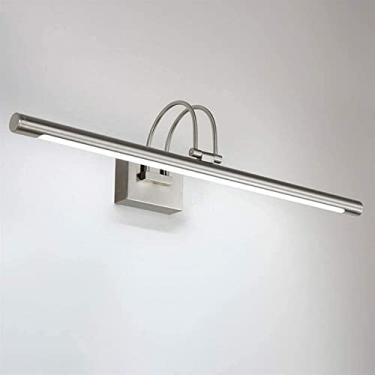 Imagem de QLDFX Luz de espelho LED moderna casa de banho LED espelho farol impermeável e anti-embaciamento espelho antigo acessórios de iluminação rotativo 180 ° casa de banho espelho de maquilhagem aplique de