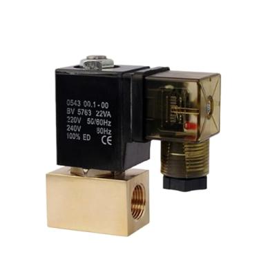 Imagem de Válvula solenoide de alta pressão cobre JT22-02 1/10.2 cm 3/20.3 cm 1/5.1 cm AC220 DC24V DC12V (Cor: AC220V, Tamanho: apenas bobina)