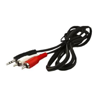 Imagem de Cabo Audio/Video Mxt 2Rca + P2 - 1,80M Niquelado - niquelart