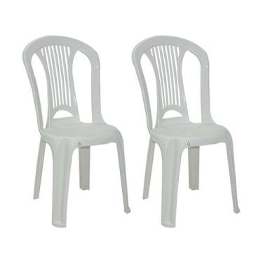 Imagem de Kit 2 Cadeiras Polipropileno Tramontina Basic - Atlântida Economy