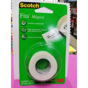 Imagem de Fita mágica invisível - 3M, Branco