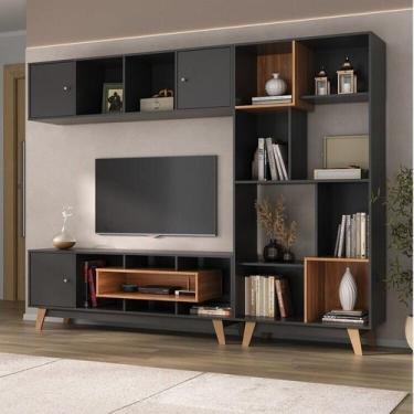 Imagem de Estante Home para Tv até 65 Polegadas com 3 Portas Vision Yescasa - Es