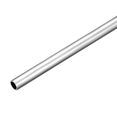 Imagem de Tubo reto redondo de alumínio 6063 sem costura 3 cm de comprimento 0,351 polegadas ID 0,429 polegadas OD