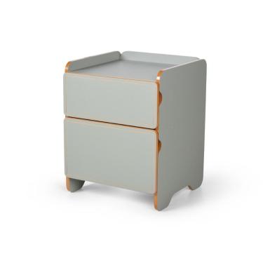 Imagem de Mesa De Cabeceira 2 Gavetas 45cm Cindy - Verde