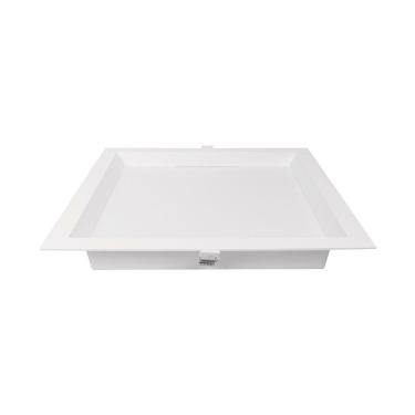 Imagem de Painel De Led Nordecor Quadrado Kais De Embutir Recuado 24w Bivolt Branco 6500k Luz Branca 4196