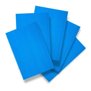 Imagem de Placa de EVA Atoalhada Seller 60x40cm 1,5mm  5 Unidades, Toque Macio, 