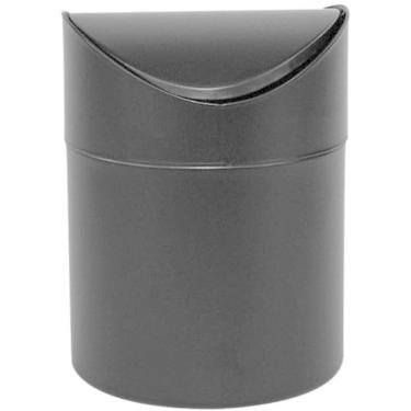 Imagem de Lixeira Pequena Aço Inox De Pia Bancada 16C Basculante 470Ml