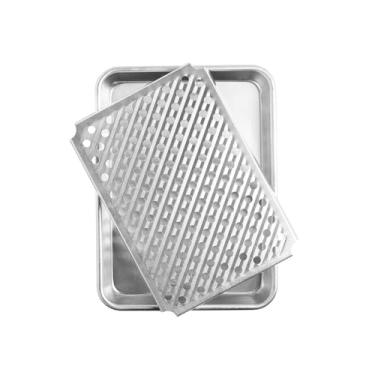 Imagem de Nordic Ware Folha de quarto natural com forno multiuso e rack de resfriamento