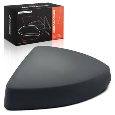 Imagem de A-Premium Tampa do espelho retrovisor do lado do motorista - compatível com Audi A3 S3 2015-2020, A3 Sportback e-tron 2016-2018 - Cinza preparado, com orifício de seta, sem sistema de aviso de saída