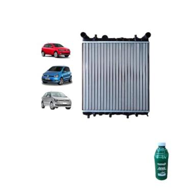 Imagem de Kit Radiador VW Gol G5 Fox Polo 1L Água Desmineralizada RadiadorNaq