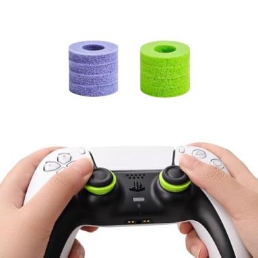 Imagem de YOKRWO 8 Precision Rings for PS5, Precision Rings for Xbox, for Playstation 5 Accessories, Gaming Accessories for PS4，for PS5, for Xbox One, for Xbox Elite（Green/Purple）