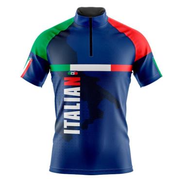 Imagem de Camisa RKC SPORTS Ciclismo Italia  Manga Curta Masculina-Masculino