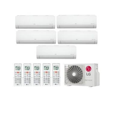 Imagem de Ar Condicionado Multi Split Inverter LG 48000 BTUs (4x12000+24000 HW) Quente/Frio Z5UW48GFB1.AWGZBR3 - 220V
