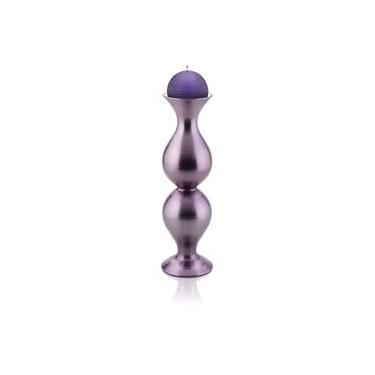 Imagem de Castiçal Bombayl H 42 cm Ametista Ivv