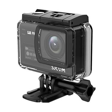 Imagem de SJCAM Câmera SJ8 Pro Action 4K 60fps Dual Screen WiFi 2,3 polegadas Touch Rrear Screen com 170° Wide Angle EIS 8X Zoom Digital 98ft (30m) Câmera esportiva DV- Preto