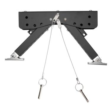 Imagem de SPYMINNPOO Kit de Estabilizador de Degrau de Metal para Trailers, Ajustável de 2,8 a 11,4 Polegadas Com Almofadas de Borracha Antiderrapantes, Estabilizador Resistente para Trailers de Viagem de,