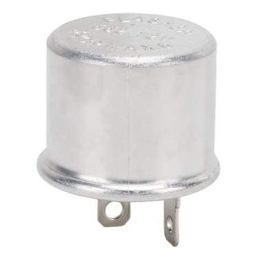 Imagem de Ymiko Módulo de relé de Pisca-pisca de 12V e 2 Pinos, Pisca-pisca Resistente Ao Calor para Aplicações Automotivas Universais de 2,2A, Compatível Com a Maioria Dos Modelos de Veículos