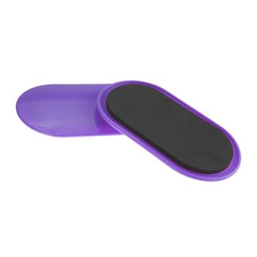 Imagem de KiBcsLic 2 Discos Deslizantes para Os Pés, Almofadas de Equilíbrio para Treinamento Abdominal, Discos Deslizantes para Uso Doméstico E em Tapetes, violeta