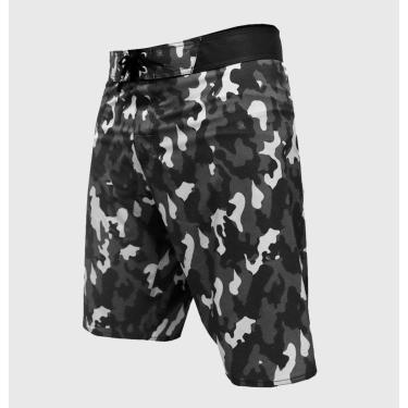 Imagem de Bermuda Água Alkary Camuflada Preta-Masculino