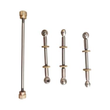 Imagem de Fxzqgnh Kit de Reparo de Trompete com 4 Peças, Incluindo Bielas, Juntas Esféricas Universais, Peças de Reposição E Acessórios de Montagem em aço para Técnicos, 3 Pecas