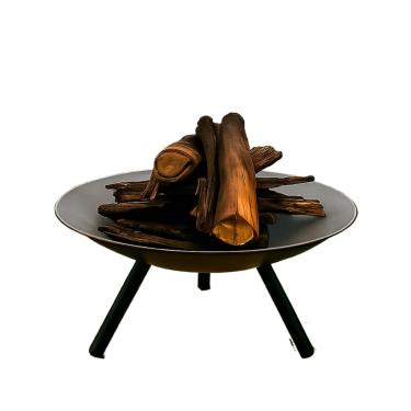 Imagem de Lareira Externa Portátil a Lenha em Aço Carbono Rústico - Fogão a Lenha Portátil para Jardim com Fire Pit Externo (45cm ou 55cm)(LAREIRA 55CM)