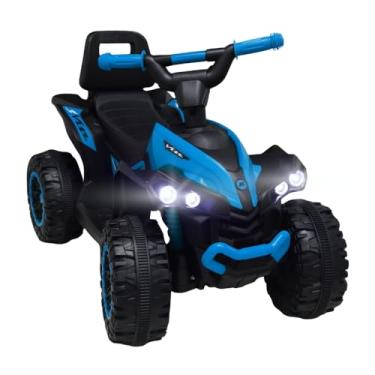 Imagem de Mini Quadriciclo Infantil Elétrico 6V Com Led e Sons - Azul