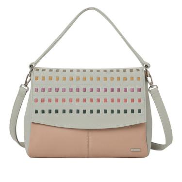 Imagem de Bolsa Feminina Tira Colo De Couro Fashion Zup Cor Mult Cor
