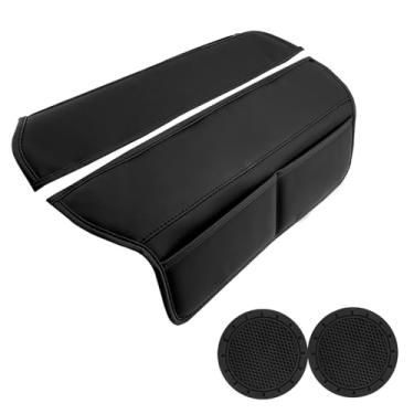 Imagem de Erivis 1 capa de apoio de braço de carro, personalizada para Mazda CX50 2023-2025 acessórios interiores automotivos, couro e esponja confortável interlayer central console capa com bolsa de