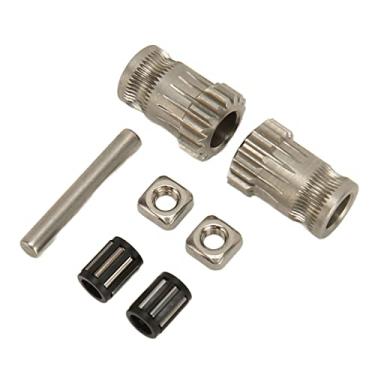 Imagem de Acouto Impressoras 3D de Kit de Engrenagem de Extrusora de Unidade Dupla de 7 Unidades - Engrenagem de Substituição de Aço Inoxidável Com Rolamentos e Porcas, Aderência e Impressão Aprimoradas de