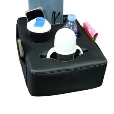 Imagem de Porta-Copos Do Banco Traseiro Do | Organizador De Armazenamento Para Assento Traseiro,Suporte Para Garrafas Em Sofa E Veiculos - Para Viagens Comutacao Ao Ar Livre