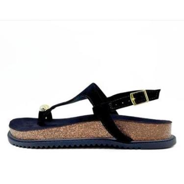 Imagem de Sandalia Beira Rio Tira Asa Delta Aplique Dedo-Feminino