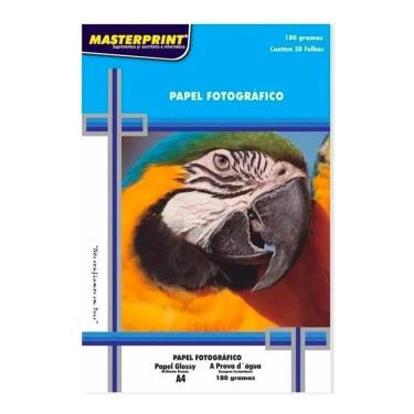 Imagem de Papel Fotográfico Foto 180G Masterprint A4 Glossy 100 Folhas